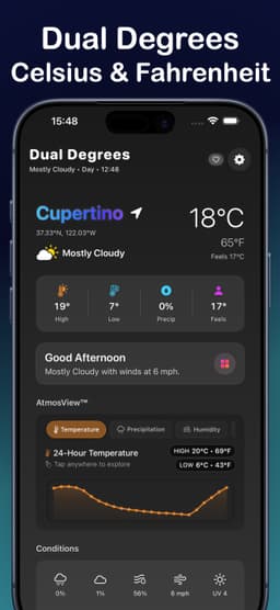 Dual Degrees app screenshot