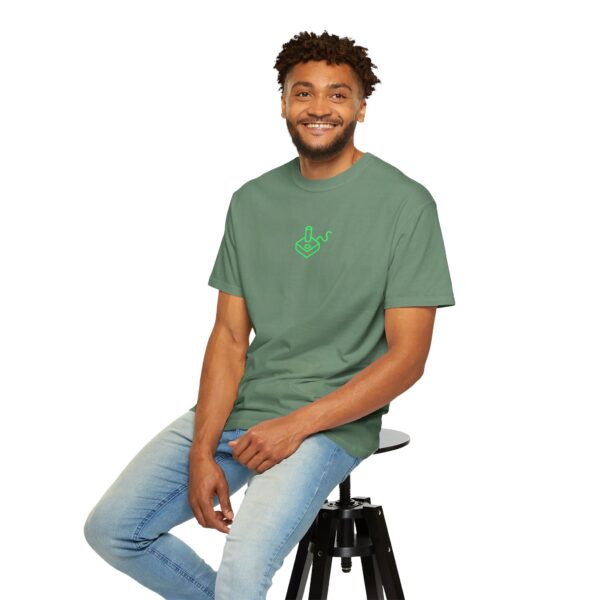 SynStick Logo Unisex Garment-Dyed T-shirt - Image 65